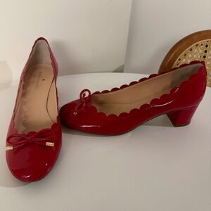 Kate Spade Red Heel with Bow Women's Size 8, excellent condition